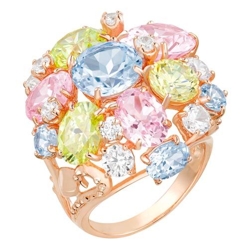 Deseo彩色晶钻玫瑰金系列戒指 RMB 3,900