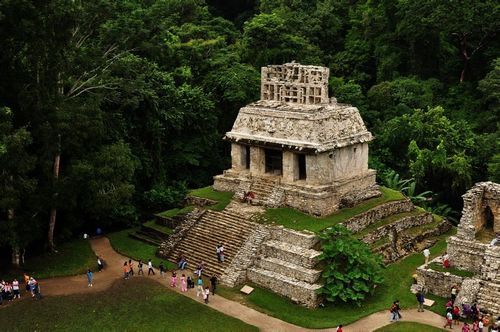 　　资料图：洪都拉斯玛雅文化遗迹科潘古城遗址。