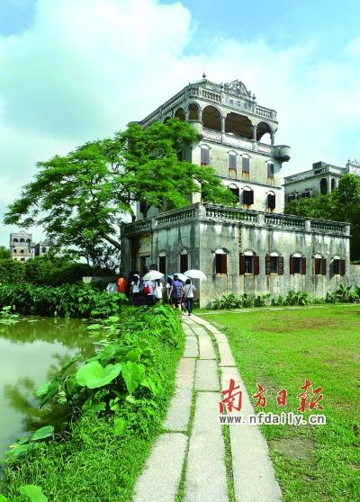 国庆节期间，江门各大景点人流密集。全泽超 摄