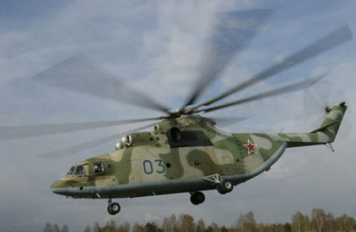 资料图：俄罗斯米-26直升机