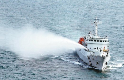 台媒：海巡舰水砲威力升级保钓更有力（图）