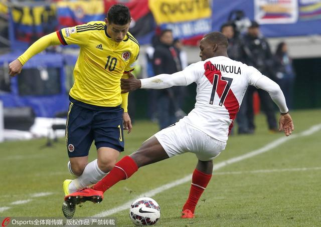 美洲杯-哥伦比亚0-0秘鲁 世界杯8强命悬一线|法