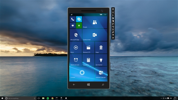 微软推Windows 10手机模拟器 仅1MB大小
