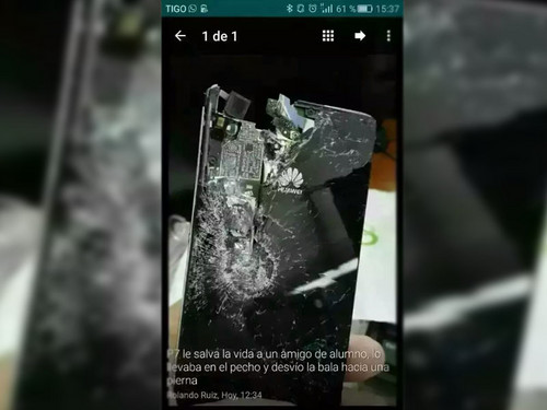 华为P7舍身救主鞠躬尽瘁替用户挡子弹