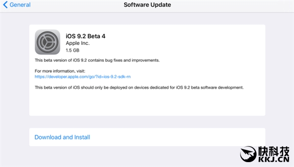 正式版再等等蘋果iOS9.2 Beta 4發布