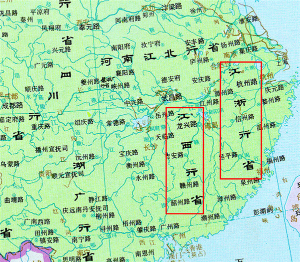 江西之名千年不变 江东江南为何不单独设省