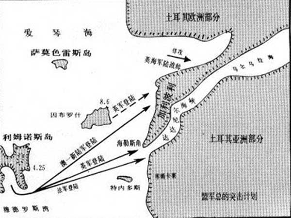 黑海通道的任务就落到了陆军的头上,他们需要登陆攻占加利波利半岛