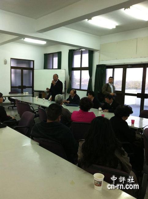 郑立中在台中与基层座谈