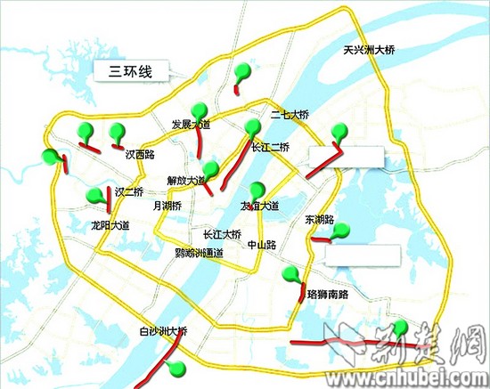 武汉列出37条高危路 最险路一年车祸103起年