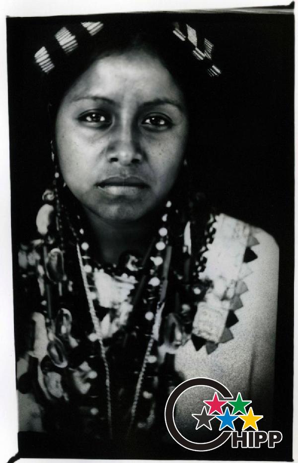 这幅图片拍摄于2011年7月29日，18岁的玛雅女王竞争者胡安娜-朱古力代表危地马拉的基切人。在危地马拉的国家民俗节上，胡安娜-朱古力摆姿势拍摄了照片。