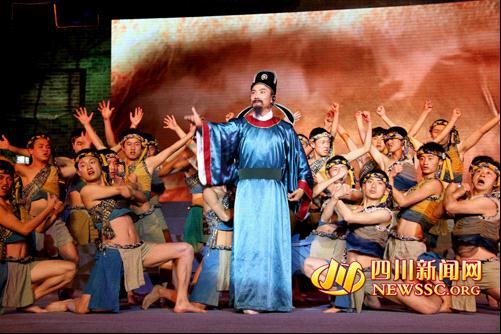 广元千年古栈道升起蜀道明月(组图)