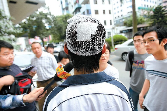 广州某技工学校曾发生学生群殴事件，多人受伤&nbsp;&nbsp;羊城晚报记者 宋金峪 摄（资料图片）