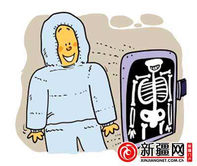 裸透易损伤人体性腺和甲状腺 照X光穿防护服