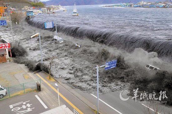 去年日本因大地震引发了巨型海啸