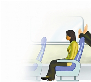 列车上跷脚撒泼骂人 老外艺术家引众怒