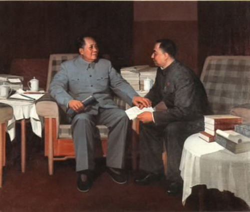 毛泽东与华国锋（资料图）