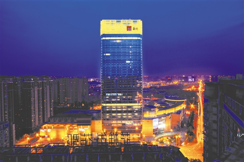 成都万象城夜景图