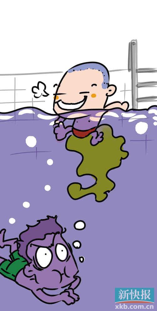 八成小男孩爱在泳池尿尿,小区泳池首当其冲?