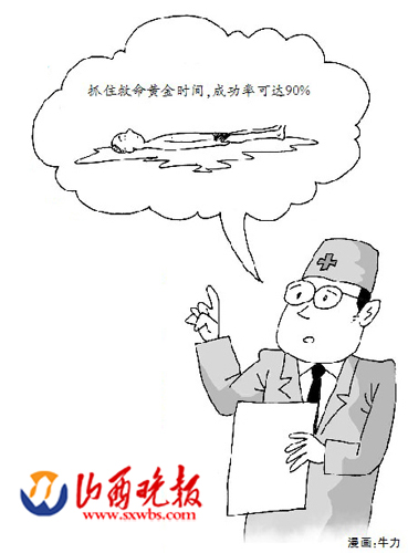 抢救溺水者黄金时间是前4?6分钟(图)