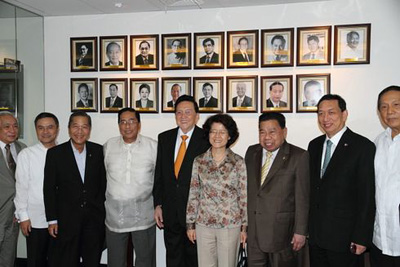 驻菲律宾大使马克卿与菲律宾工商总会董事会座