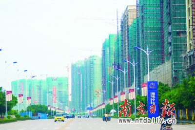 →东城开发如火如荼，未来的商业潜力被普遍看好。