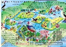《西洞庭湖生物多样性绿地图》