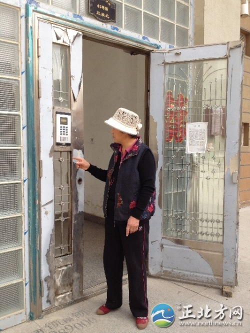 科苑佳园高层天然气不通防盗门损坏 居民期盼