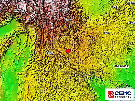 云南省楚雄彝族自治州禄丰县发生4.4级地震