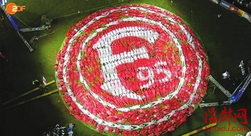 500人半裸绘德甲队队徽