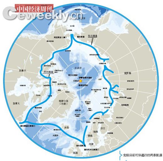 北极航道_开辟北极航道新路径_慈航道人