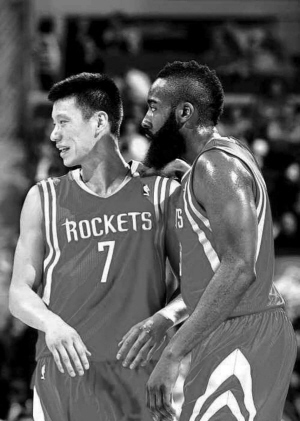 林书豪哈登合砍66分助火箭两连胜