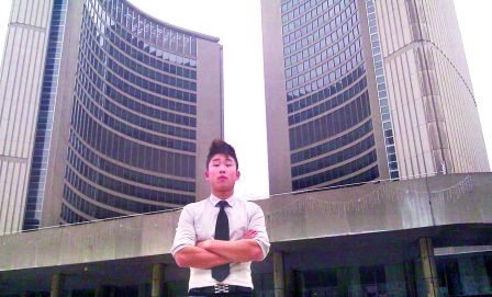 华裔男孩晋身多伦多青年议员 冀为年轻人发声