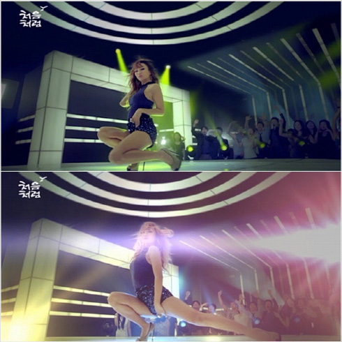 Sistar成员孝琳着<em>超短裤热舞</em> 劈腿下腰<em>性感</em>(图