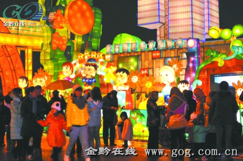 2012年灯会时的场景。 特约记者 吴乐俊 摄