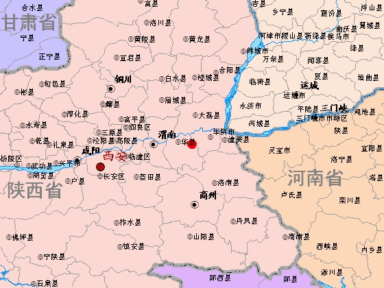 陕西省华县、华阴交界发生1.5级地震