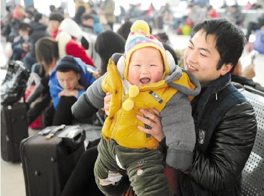 春运还未正式启动 部分外来务工者已踏上返乡