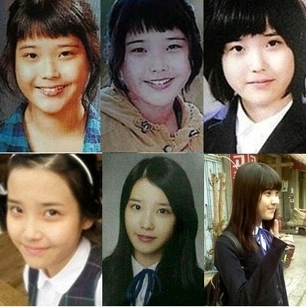 韩人气<em>女星</em>IU<em>老照片</em>见证灰姑娘蜕变记_资讯频