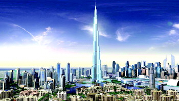 　　△世界最高楼阿联酋哈利法塔使用金晶超白玻璃