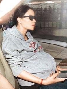 陈小春承认应采儿怀孕三个月 女星大肚孕照全