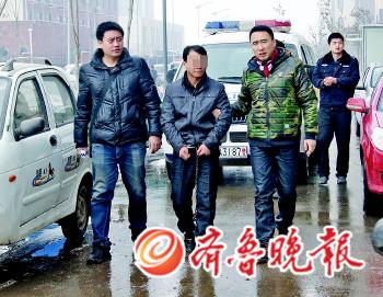 　　警方抓获犯罪嫌疑人刘某。　　本报通讯员　袁玮　姜鹏　摄影报道
