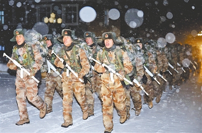 风雪夜紧急拉动