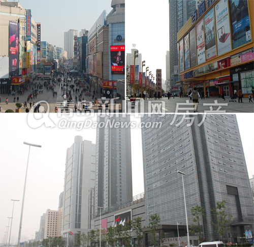 上图:小港周边富贵的台东、辽宁路商圈
下图:开拓区长江路商圈实拍