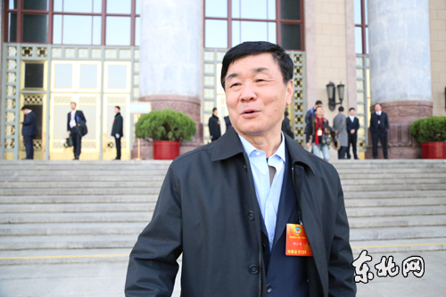 全国政协委员何小平。东北网记者 孙晓锐 摄