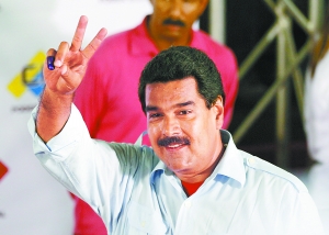委内瑞拉当选总统马杜罗谴责美国使馆支持暴力