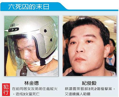 台湾枪决6名死刑犯 在押死刑犯下降至50名