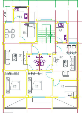 廉租房户型图 咸阳市廉租房都有什么户型 宽400x319高 img.65book.