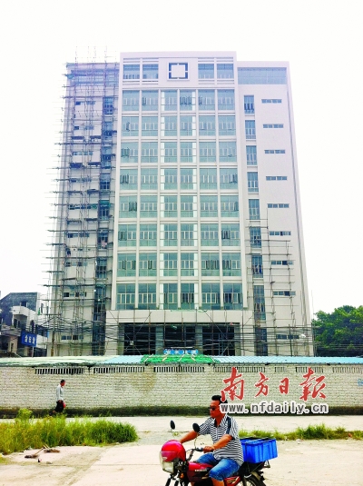 9层办公楼拔地起 疑无完整报建手续