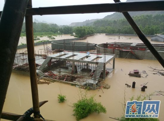惠州局部特大暴雨 降水量达704毫米