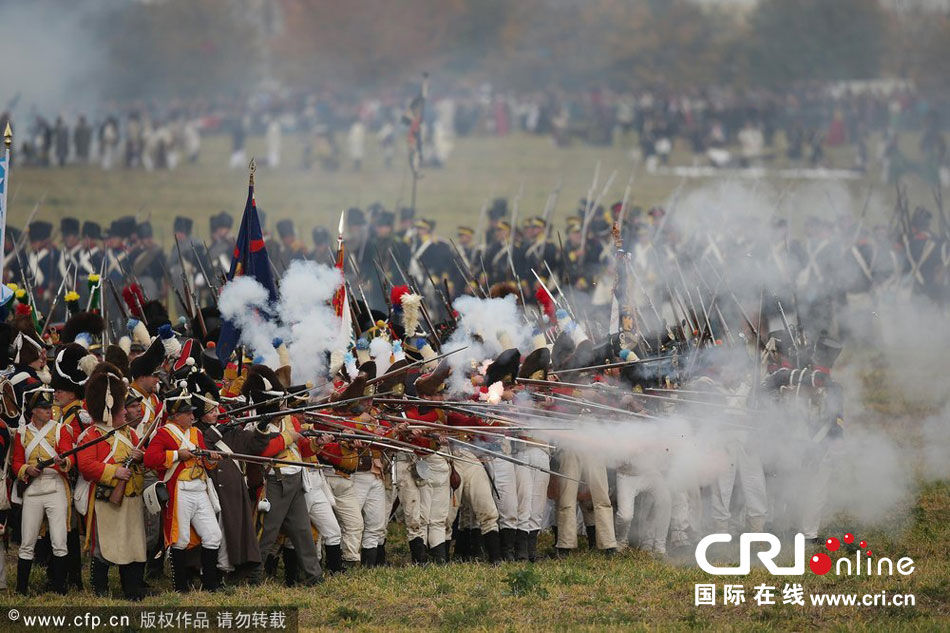 6000民众重现经典战争场面 纪念莱比锡战役2