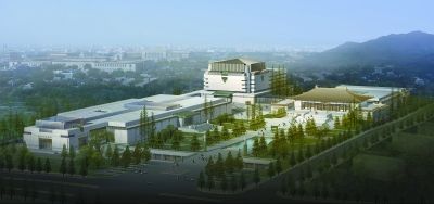 南京博物院改扩建工程全景